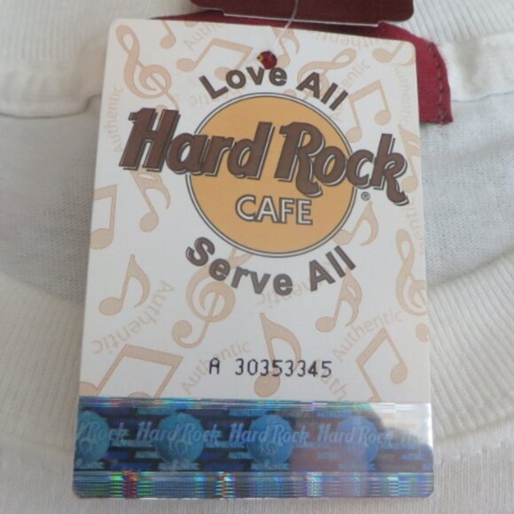 Hard Rock Cafe Washington DC T-Shirt - Rare EAGLE Playing GUITAR - XL - NEW - Picture 8 of 9